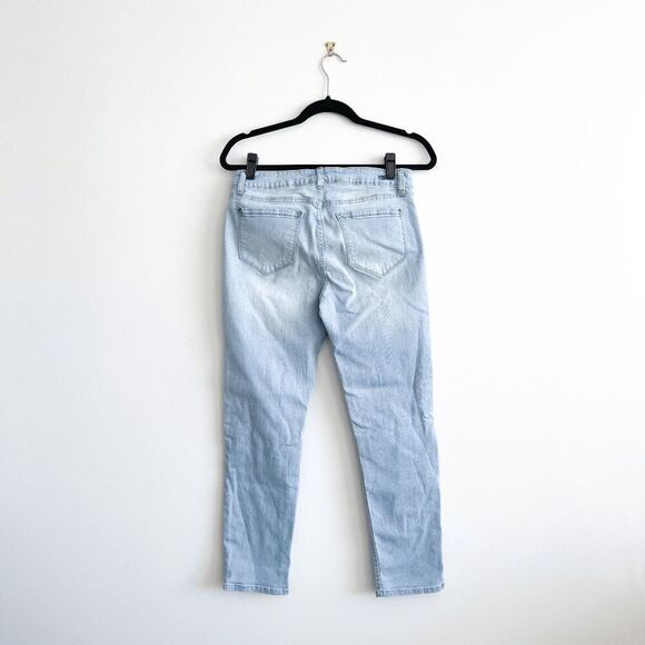 Kensie Womens Light Wash Classic Denim Straight Jeans Blue Size 8 - Picture 2 of 8